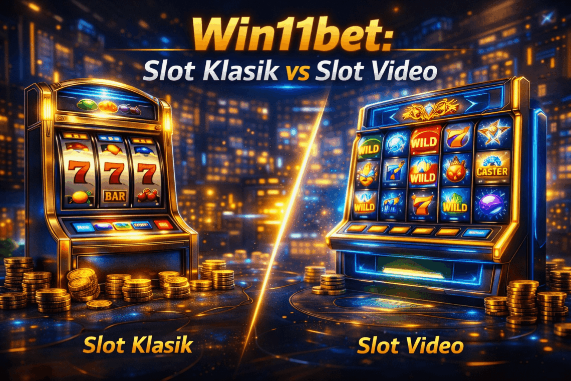 Win11bet Slot Klasik vs Slot Video perbedaan fitur RTP dan strategi bermain
