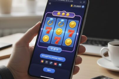 slot online depo pulsa paling praktis dengan tampilan mesin slot modern dan deposit via ponsel